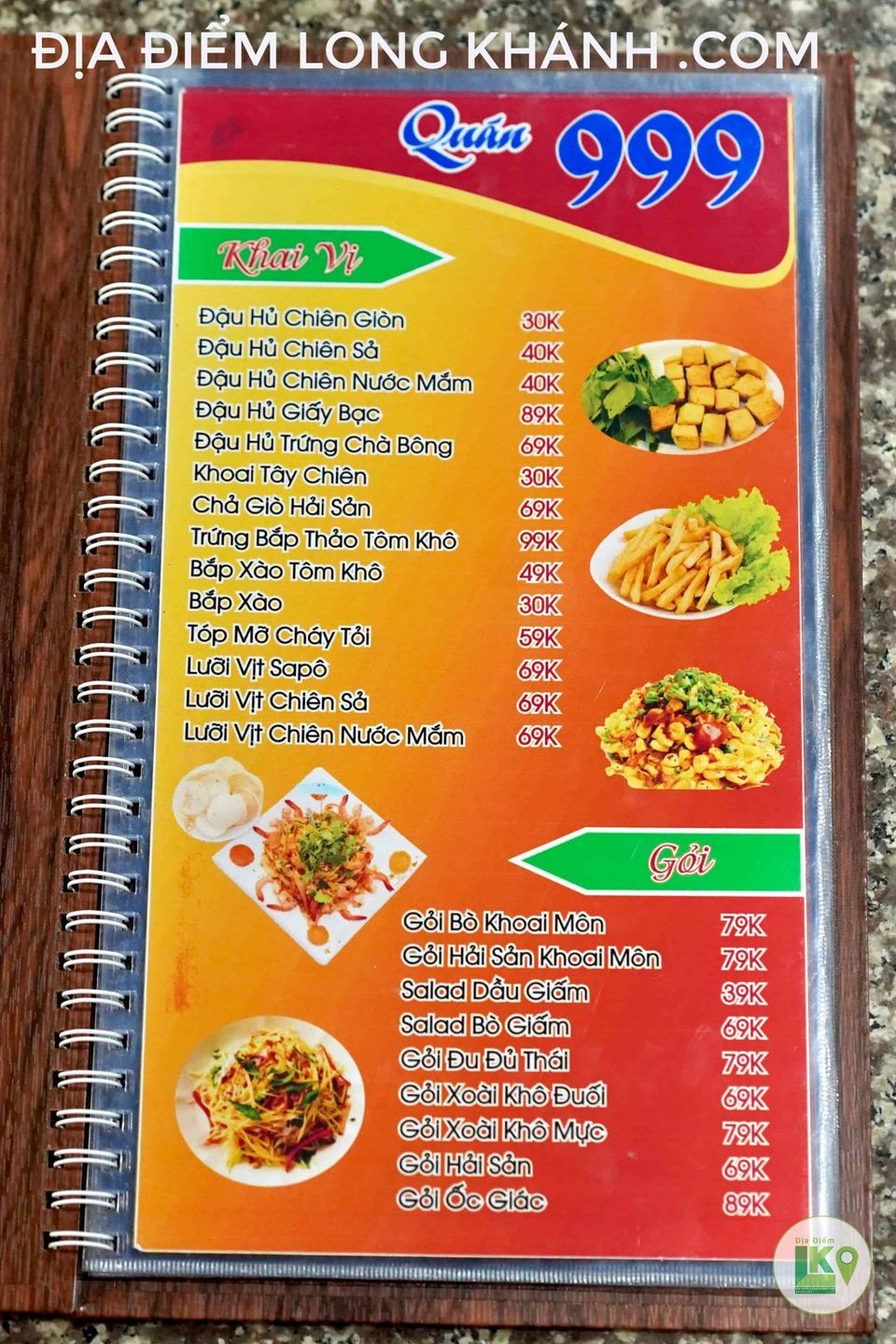 QUÁN ỐC 999 VỚI KHÔNG GIAN RỘNG RÃI THOÁNG MÁT