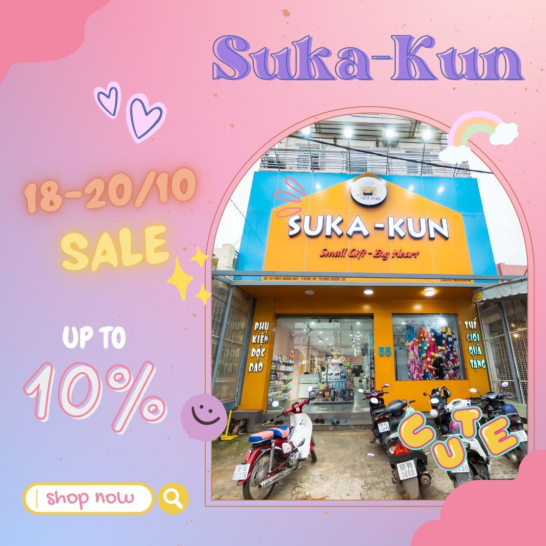 Suka-Kun: đa dạng phụ kiện giá rẻ