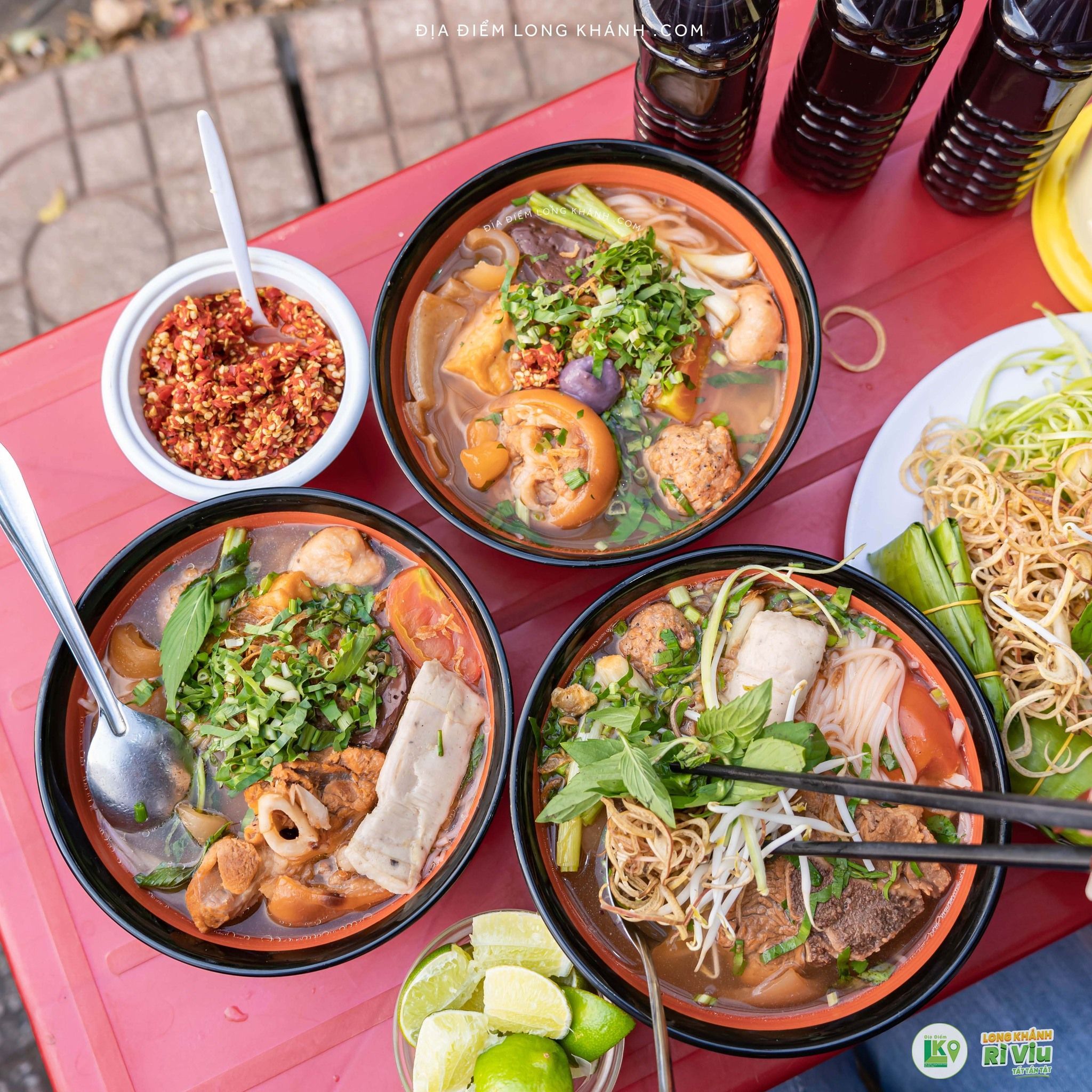Bún riêu đường rày ở phường Xuân Thanh, Long Khánh | Địa Điểm Long Khánh