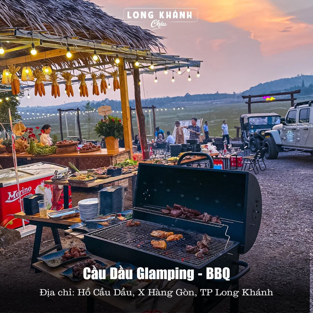 Ảnh: Cầu Dầu Glamping - BBQ